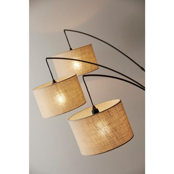 Trinity 82 in. Antique Bronze Arc Lamp