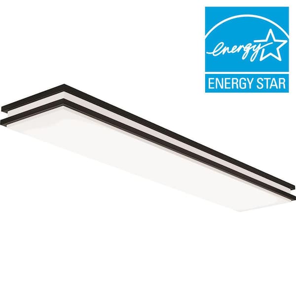 Saturn 4 ft. Bronze LED Linear Flush Mount