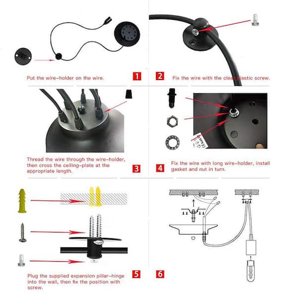 14-Light Modern Industrial Black Edison Adjustable Spider Cluster Chandelier