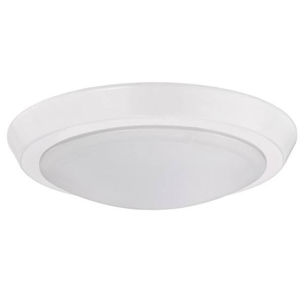 20-Watt White Integrated LED Flush Mount