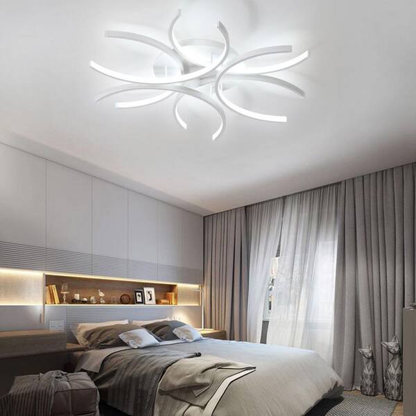 23.6 in. Modern Flowers Design Integrated LED Flush Mount Ceiling Light