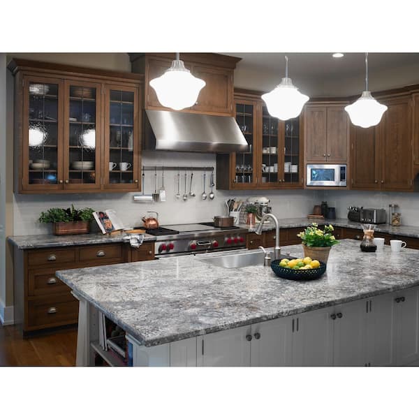 4 ft. x 8 ft. Laminate Sheet in 180fx Azul Aran with Artisan Finish