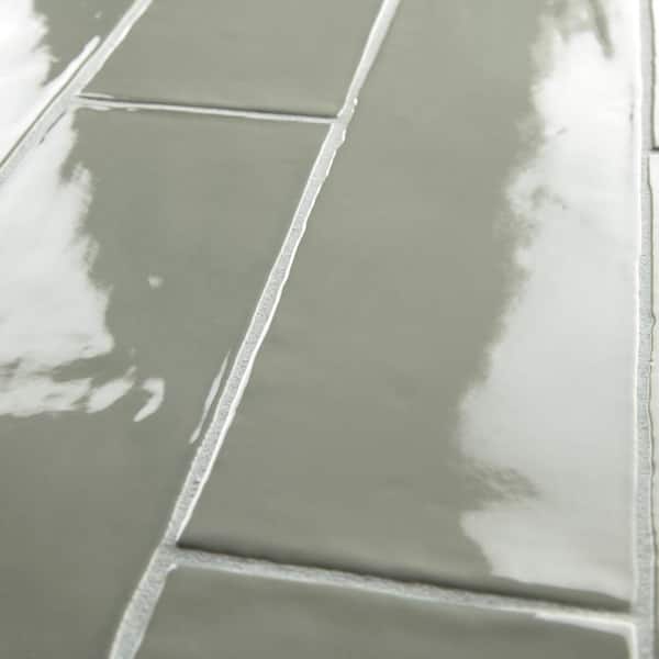 Chester Sage 3 in. x 12 in. Ceramic Wall Tile (5.72 sq. ft./Case)