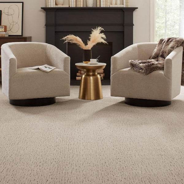 Chester  - Fine Silk - Beige 40 oz. Triexta Pattern Installed Carpet