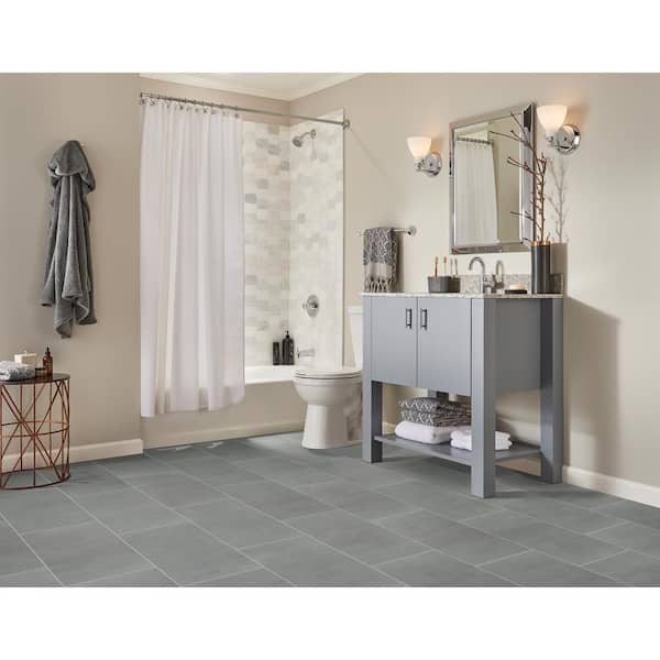 Cementino Gray 11.81 in. x 23.56 in. Matte Porcelain Concrete Look Floor and Wall Tile (14 sq. ft./Case)