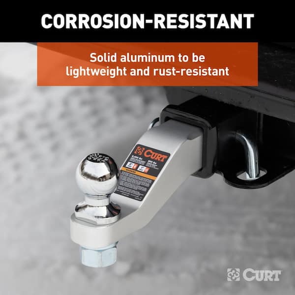 Aluminum Ball Mount (2 Shank, 8,000 lbs., 2 Drop, 8-1/2 L)