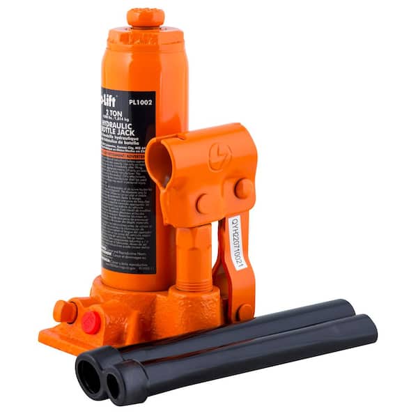 2-Ton Hydraulic Bottle Jack with Pump Handle