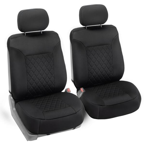 Neosupreme Deluxe Quality 47 in. x 23 in. x 1 in. Car Seat Cushions Front Set