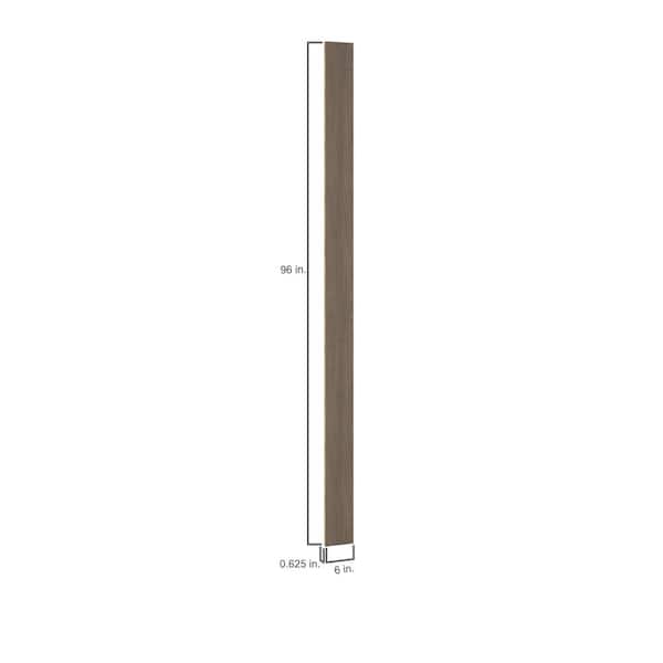 Designer Series 6x96x0.625 in. Furniture Board Filler in Driftwood