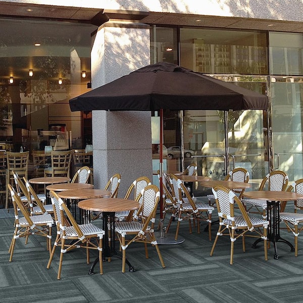 Adirondack Black Ice Commercial 24 in. x 24 Peel and Stick Carpet Tile (15 Tiles/Case) 60 sq. ft.