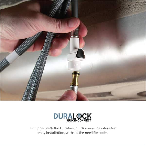 Align 1-Handle Pre-Rinse Spring Pulldown Kitchen Faucet with MotionSense Wave and Power Clean in Spot Resist Stainless