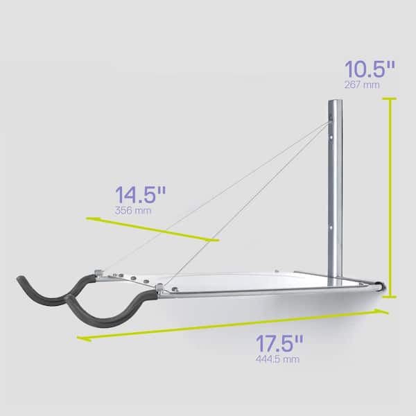 Monet Single Bike 50 lb. Capacity Folding Rack