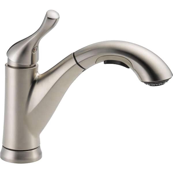 Grant Single-Handle Pull-Out Sprayer Kitchen Faucet In Stainless