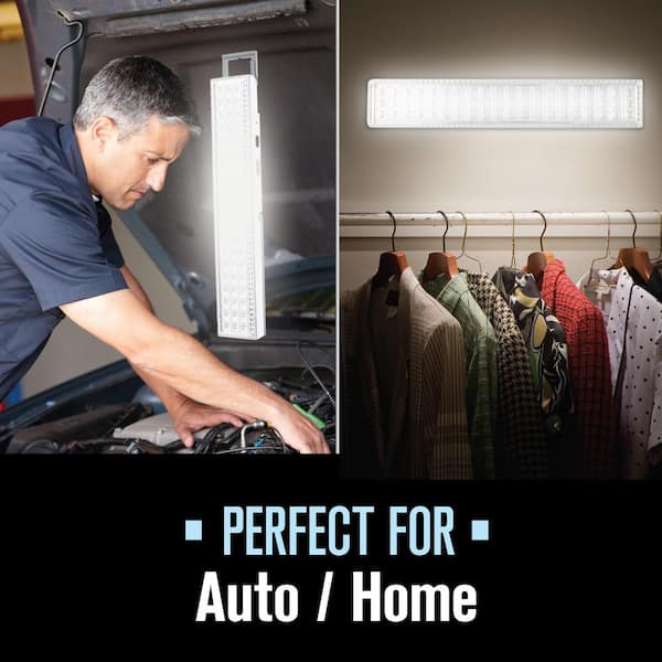 Super Bright Portable Rechargeable 60 Integrated LED White Under Cabinet Light Bar