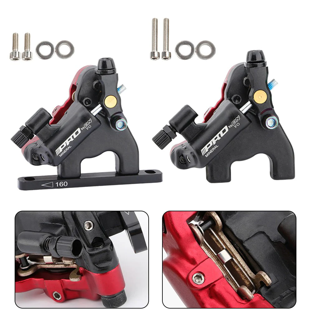 Road Bike Mechanical Line Pulling Hydraulic Disc Brake Flat Mount Caliper