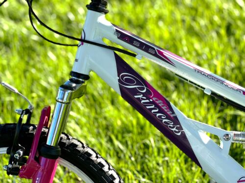 Basis Princess 20" Girls Bicycle Kids Mountain Bike Dual Suspension MTB White