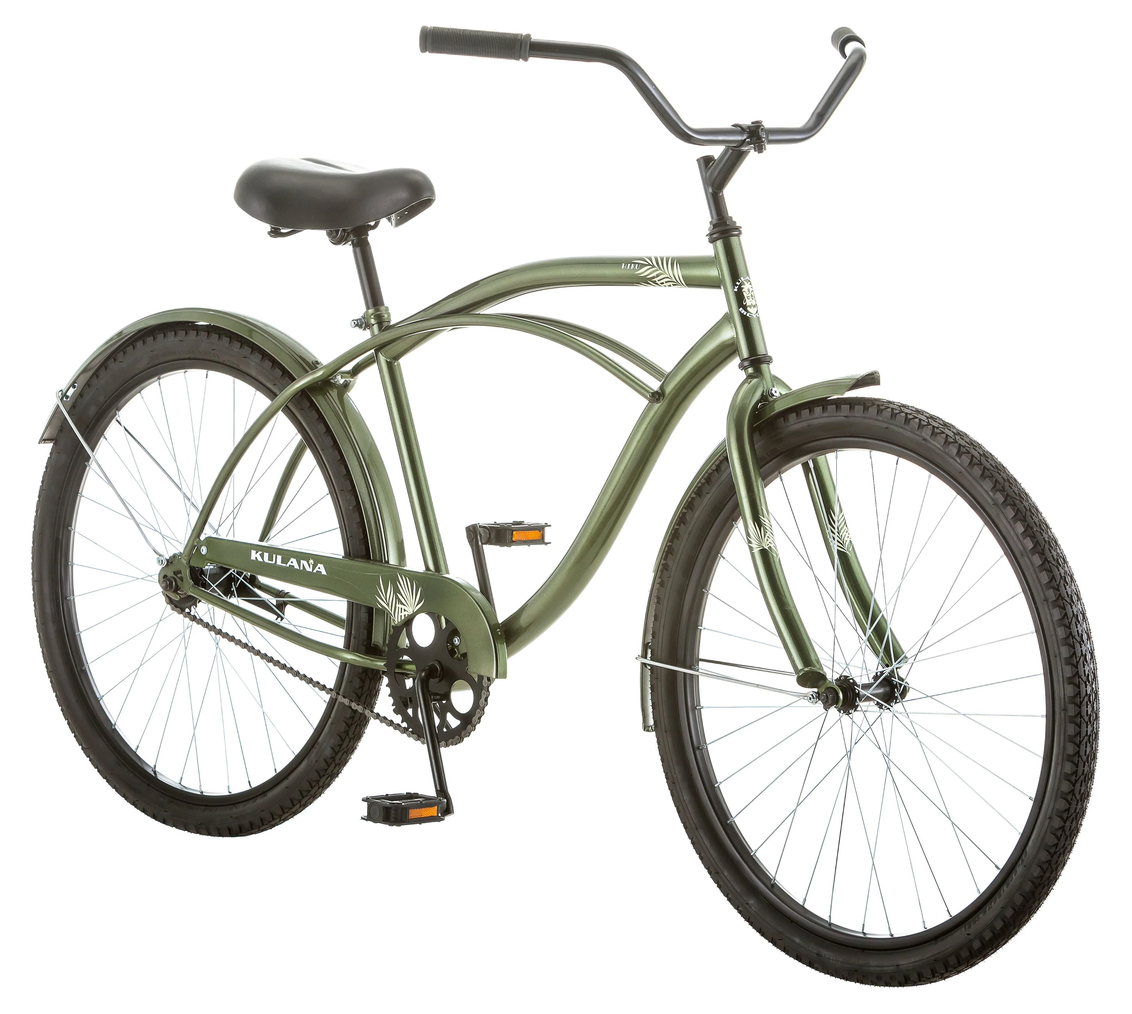 Kulana Men's Cruiser Bike-Color:Green,Style:26