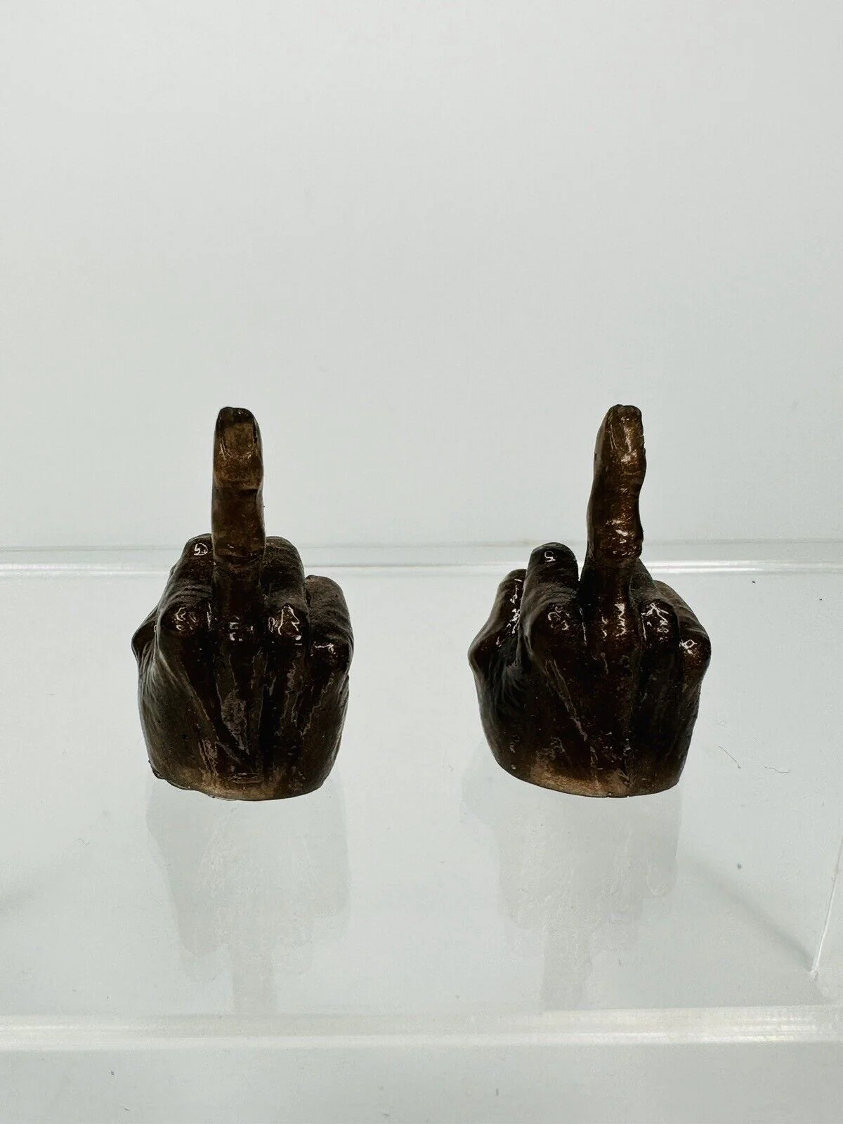 Cult Bmx Middle Finger Valve Caps Bronze