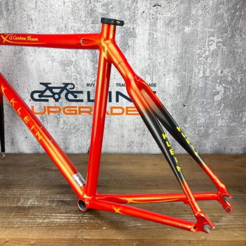 2003 Klein Q Carbon Team 61cm Rim Brake Alloy Road Bike Frameset 700c 2031g