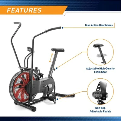 Marcy Stationary Upright Fan Exercise Bike