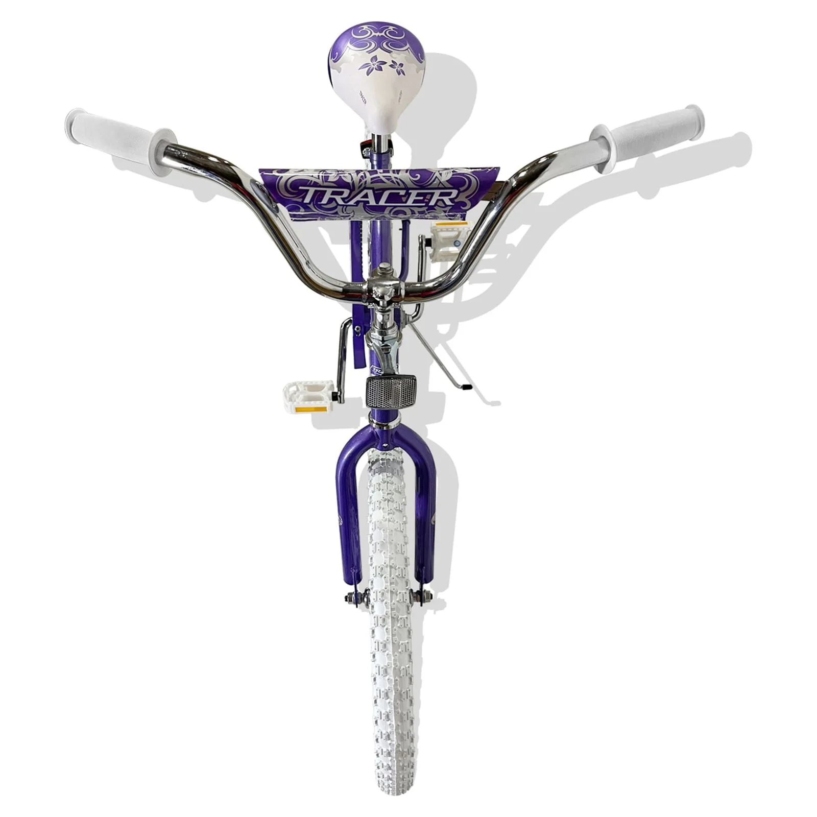 TRACER Daisy BMX 20 Inch Kids Bike, Boy and Girls Age 5 to 9, Purple