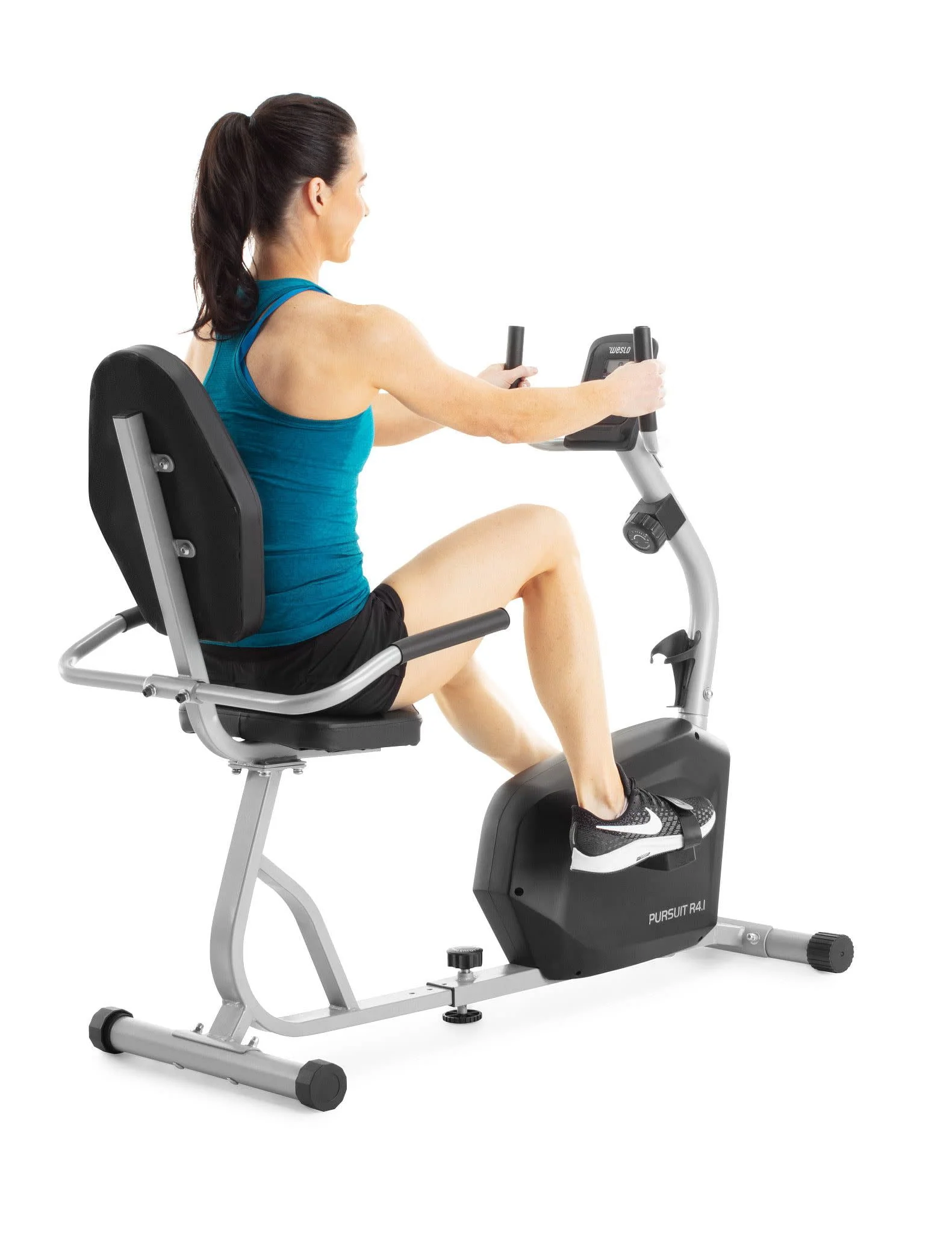 Weslo Pursuit R 4.1 Recumbent Exercise Bike with Inertia-Enhanced Flywheel