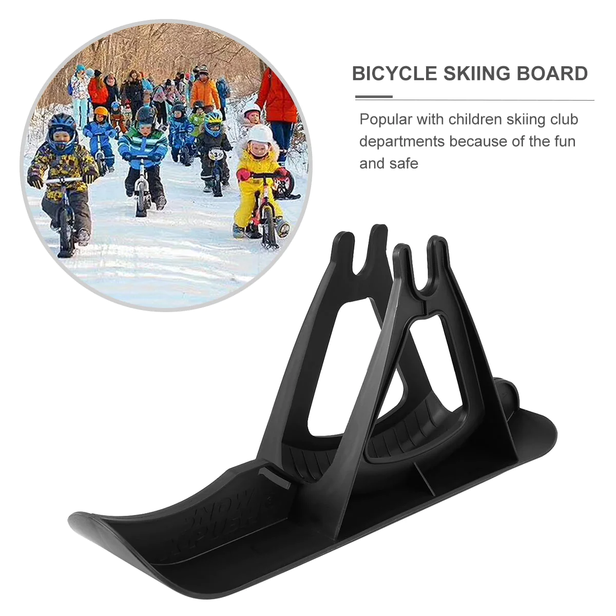 HOMEMAXS 1 Set of Skiing Board Ski Set Snow Ski Set for Balance Bikes