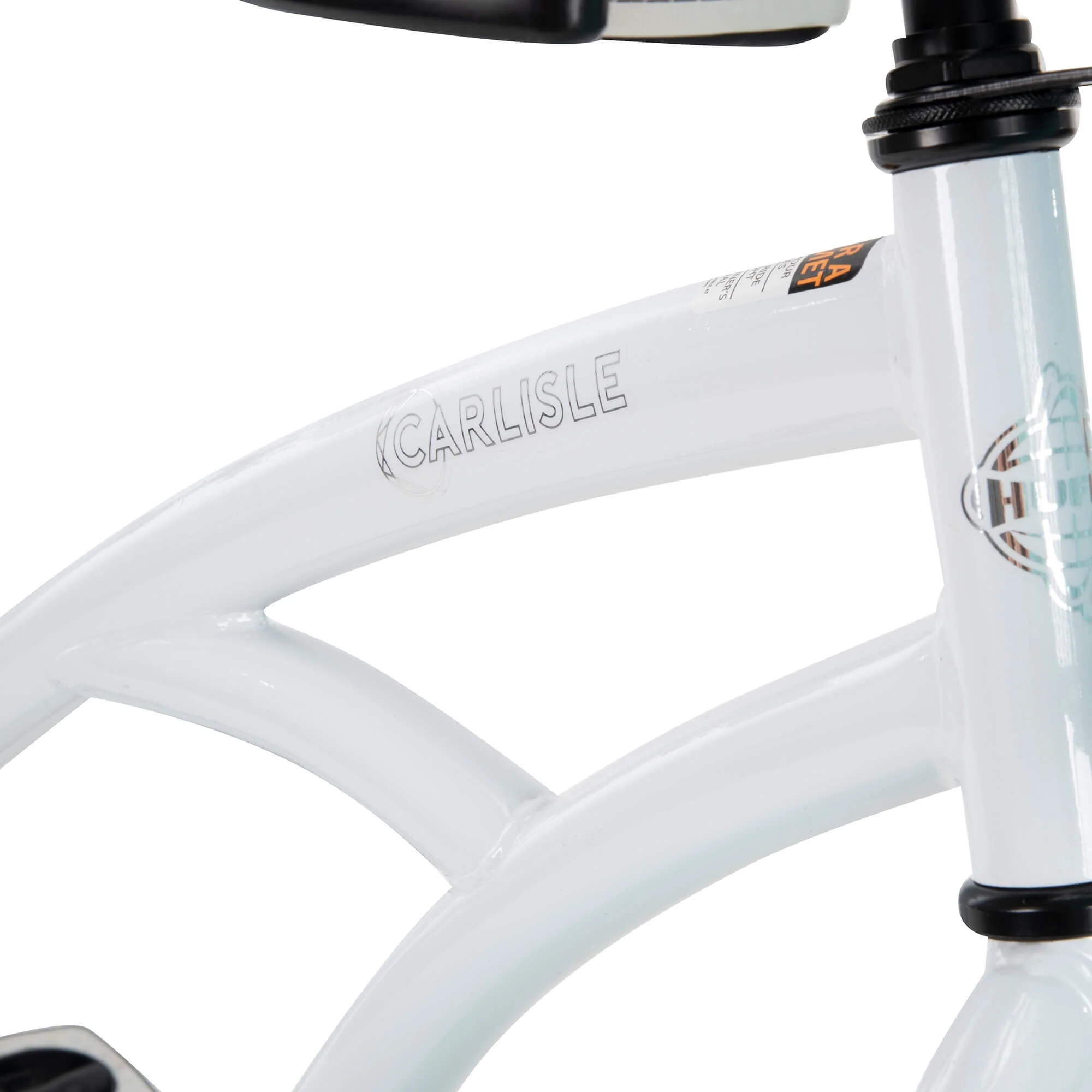 26 In. Carlisle Women's Comfort Cruiser Bike, White
