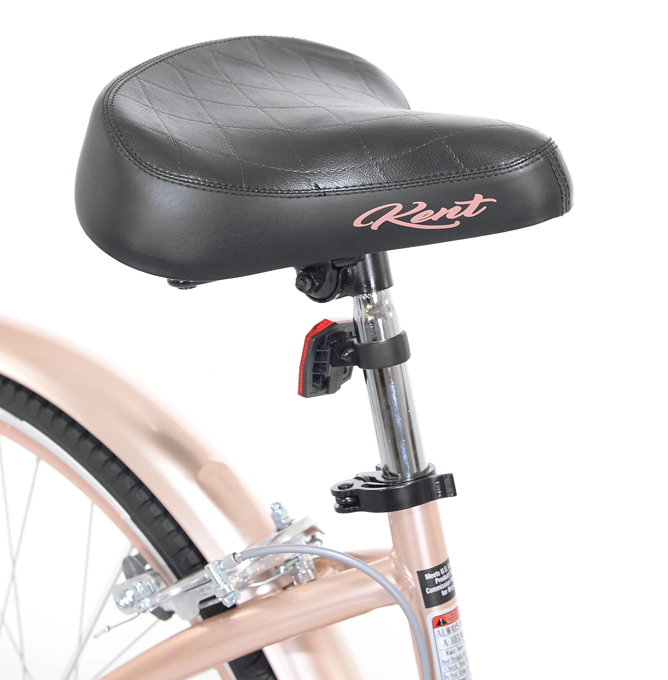 26 in. Bayside Women's Cruiser Bike, Rose Gold