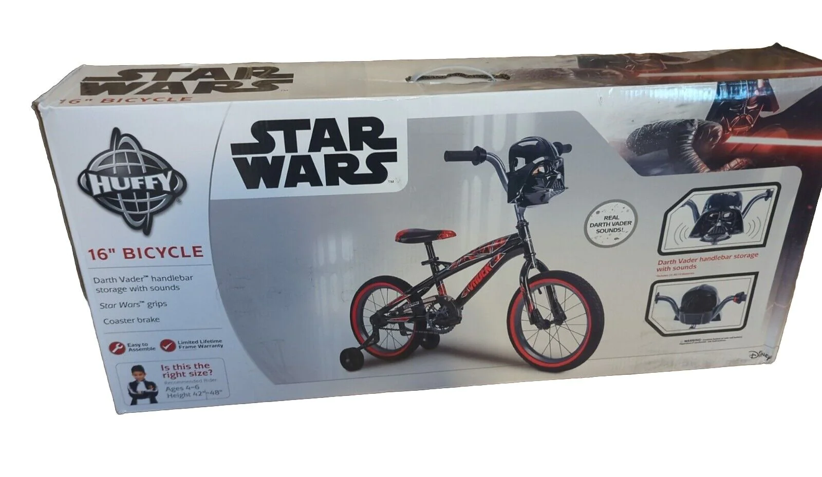 Huffy Marvel Star Wars Boys Bikes 16 inch Darth Vader NEW *FB