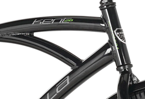 Kent 26" La Jolla Cruiser Men's Bike, Black/Green fast shipping new
