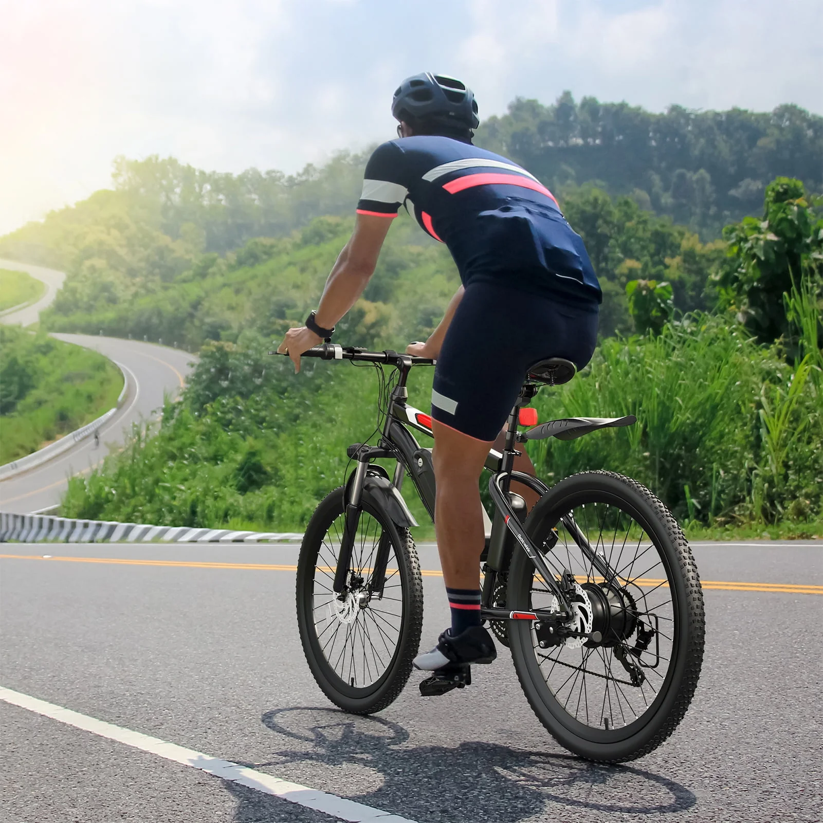 Elifine 500W Electric Bike for Adults, 26