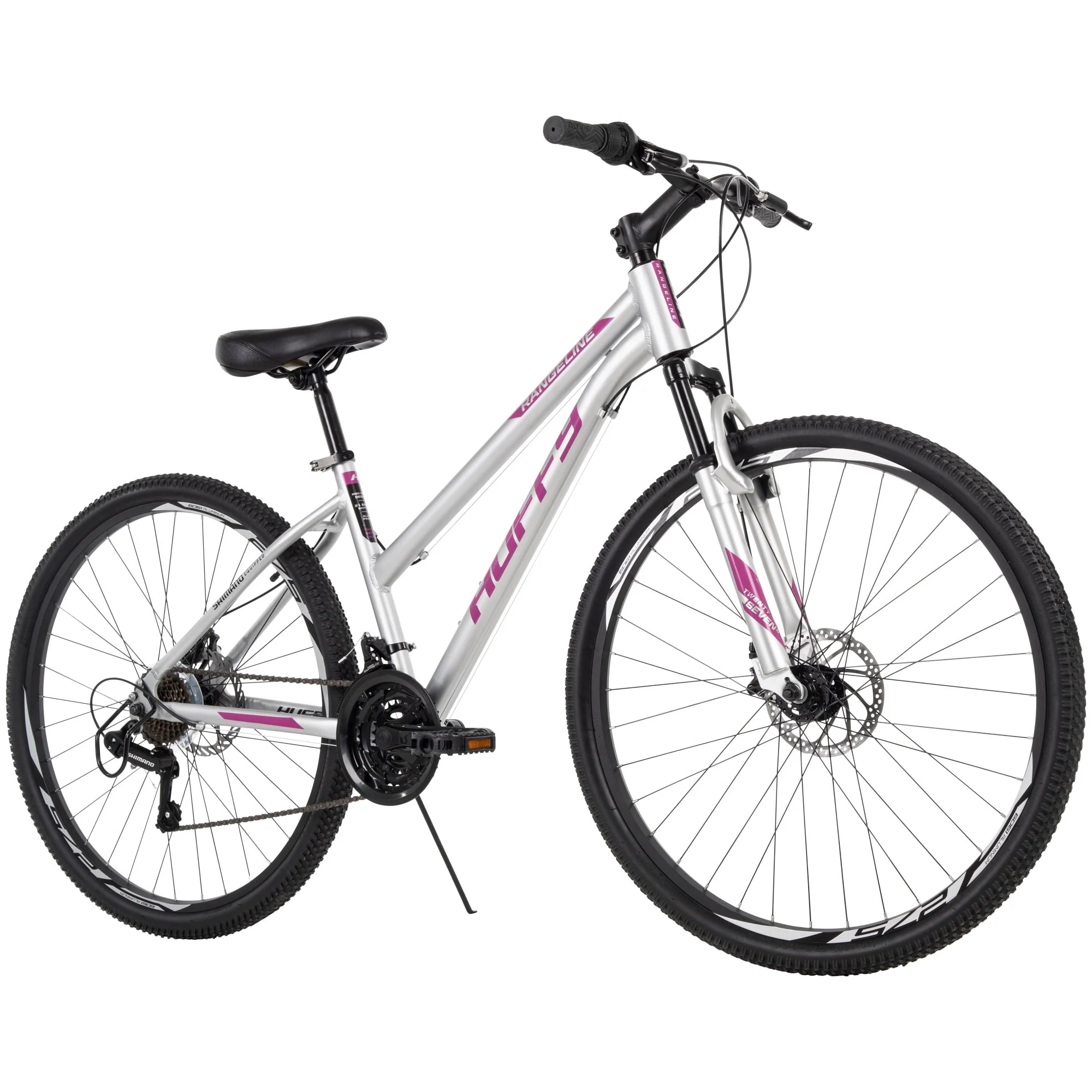 Huffy Rangeline Women’s Mountain Bikes, 27.5 inch, Silver