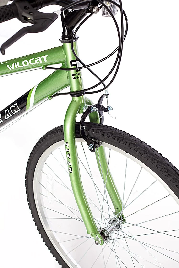 Titan 101-8315 Wildcat Women&s;s 12-Speed Green/Black Mountain Bike