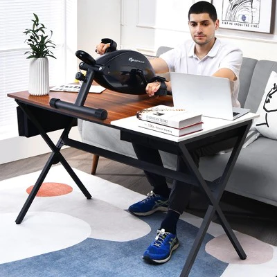 Costway Portable Under Desk Bike Pedal Exerciser Adjustable Magnetic Resistance