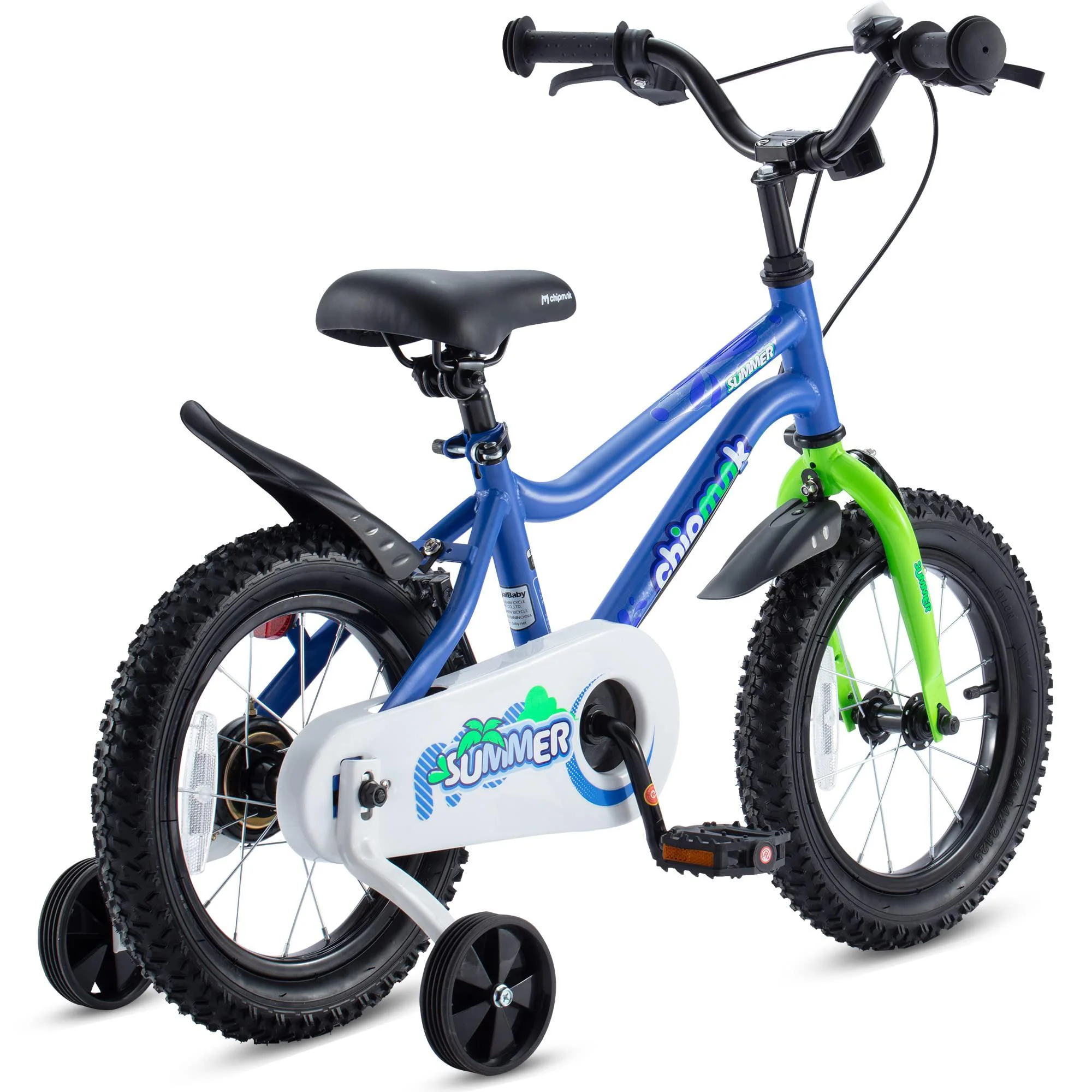 royalbaby summer kids bike 16 inch boys bicycle with training wheel dual handbrakes ages 4-7 years, 16