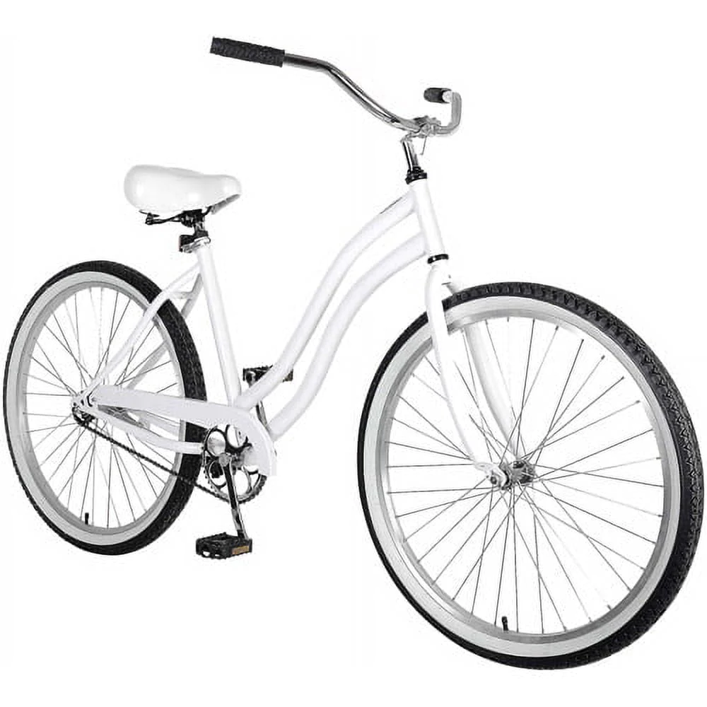 Cruiser Bike, 26 in wheels, 18 in frame, Women's Bike, White