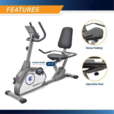 Marcy Recumbent Bike (NS-40502R)