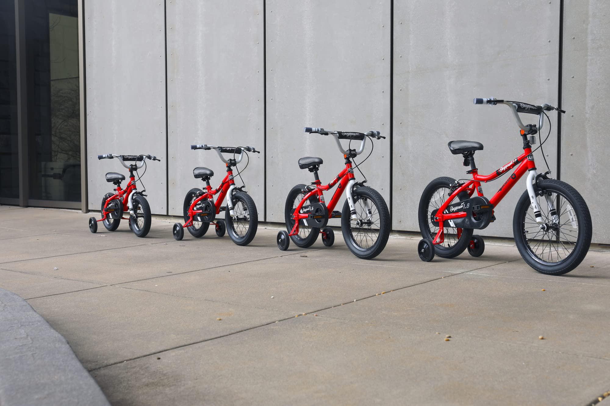 duzy customs 12 red kids bike with five minute quick assembly