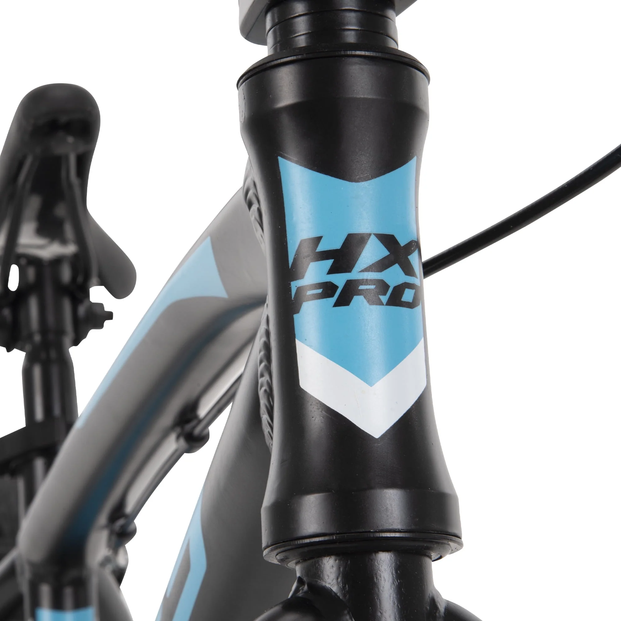 20-inch BMX Bikes HX-Pro Bike, Black with Teal, Aluminum Frame