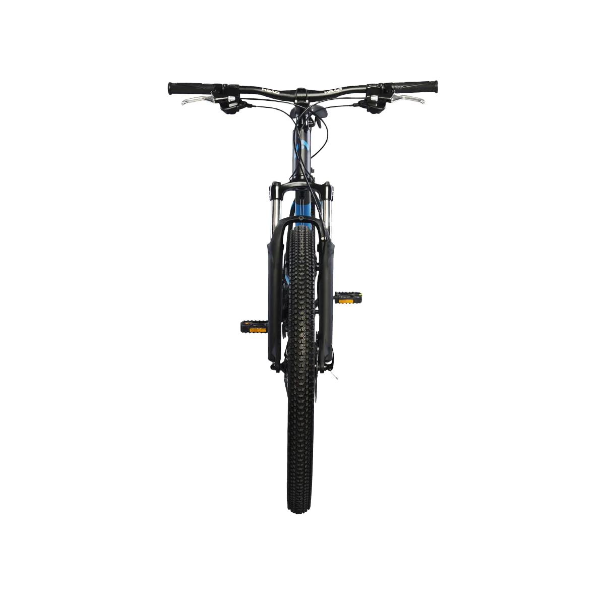 HEAD JRA 2 Microshift Alloy Dual Sport Mountain Bike, 27.5inch, X-Large, Black/Blue