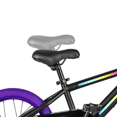Jetson Light Rider 16" Kids'  Light Up Bike - Black/Purple