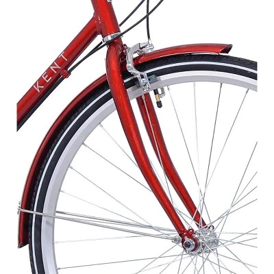 Kent Retro 700c/29'' Hybrid Bike - Red