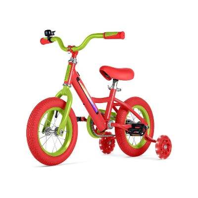 Jetson Light Rider 12" Kids' Light Up Bike - Red/Lime