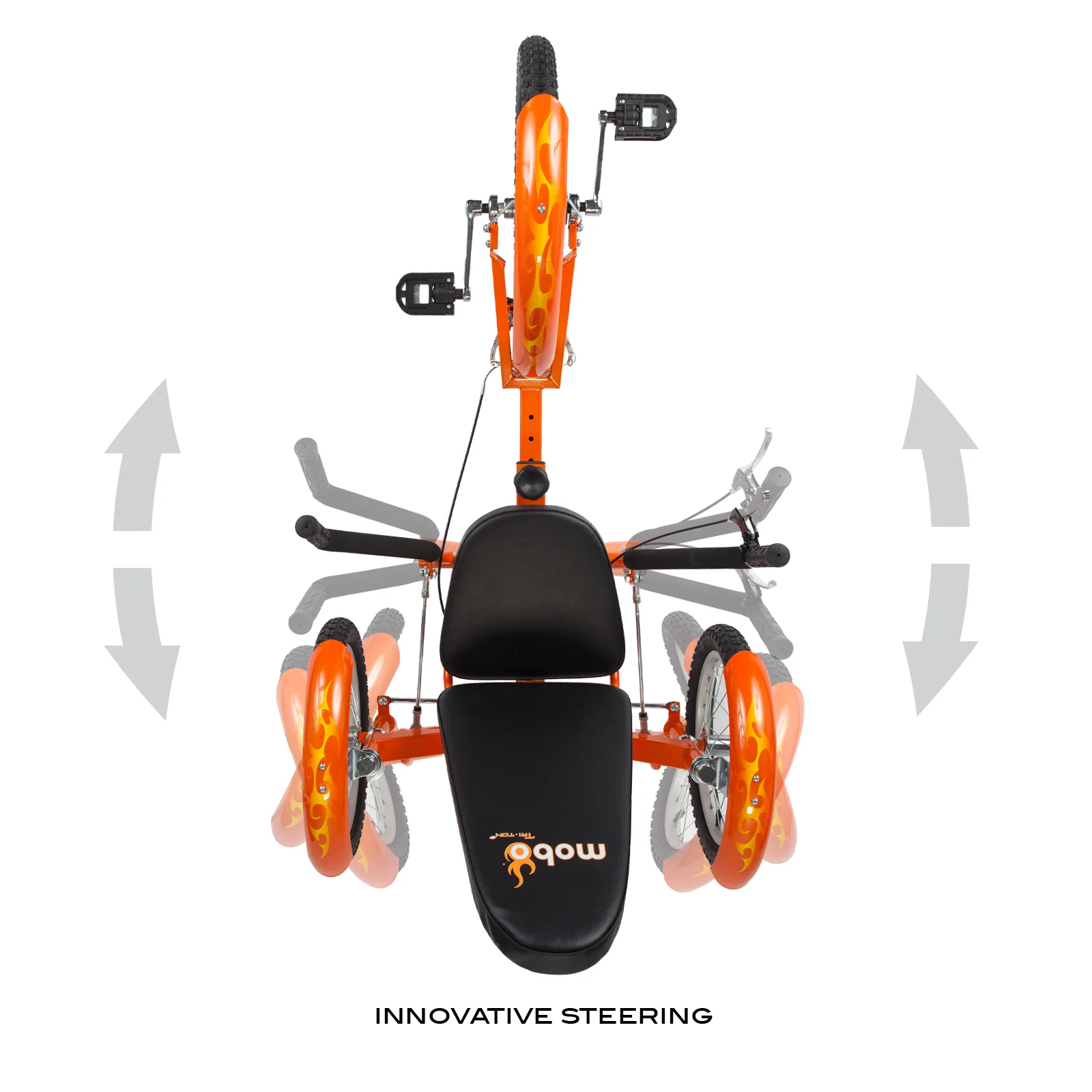 MOBO Triton Pro- The Ultimate Three Wheeled Cruiser (Orange)
