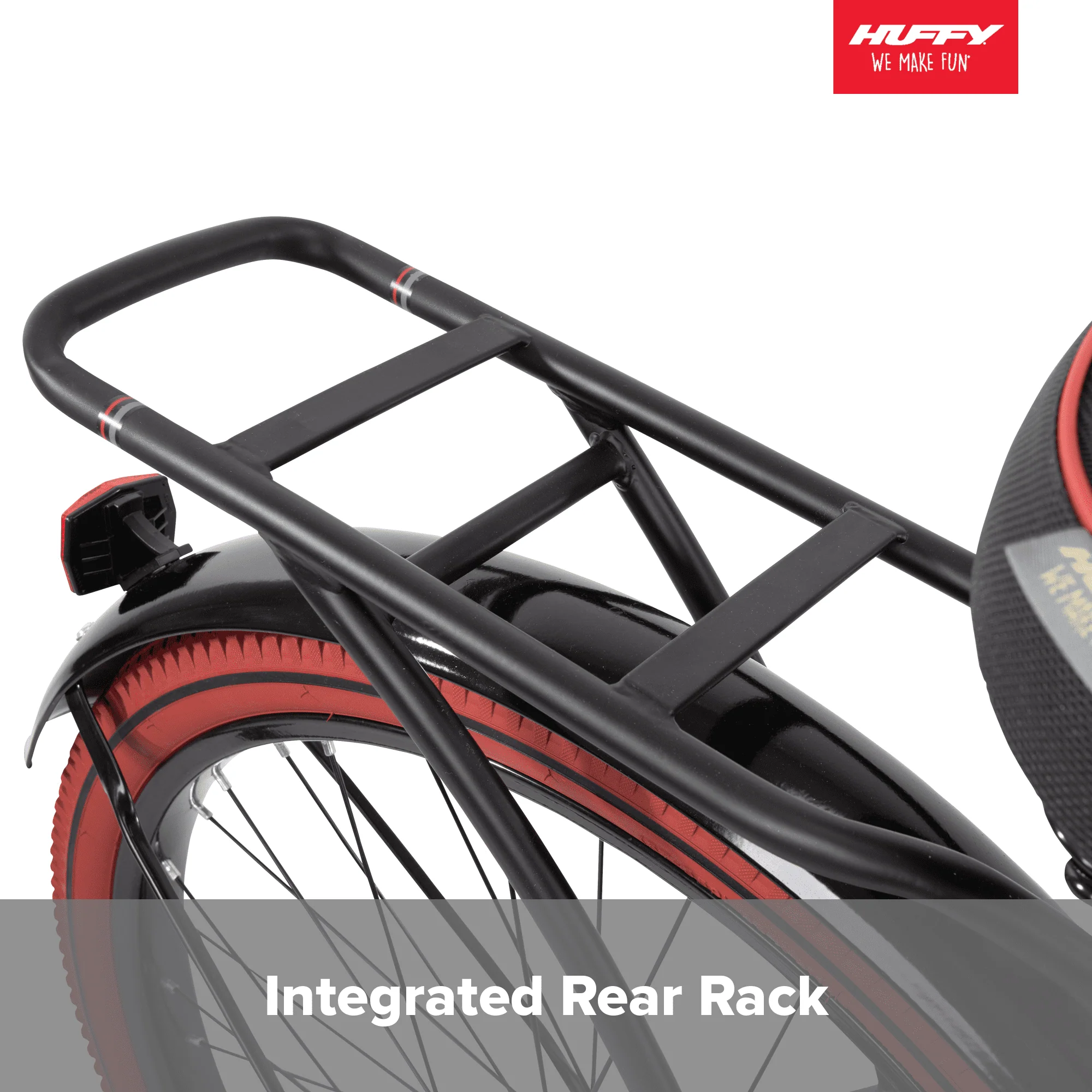 26” Nel Lusso Men's Cruiser Bike, Matte Black