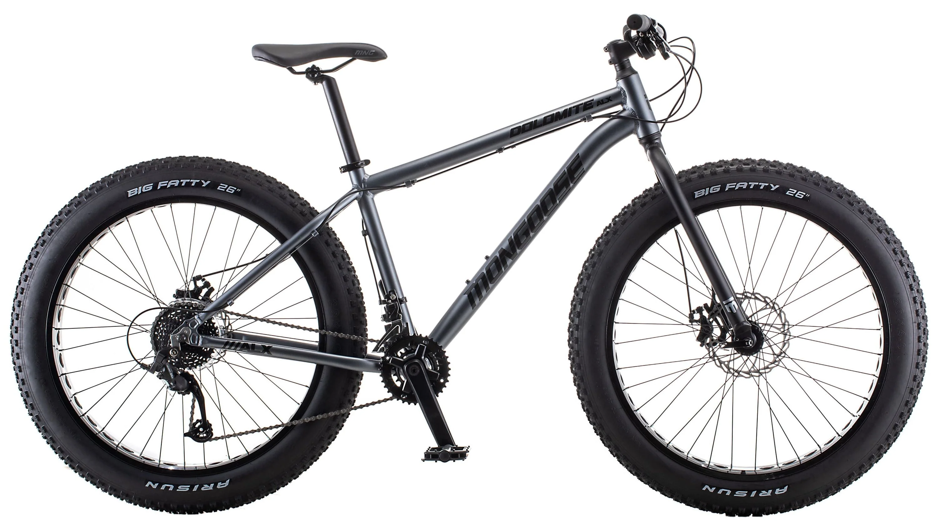 Mongoose 26-in. Dolomite ALX Unisex Fat Tire Mountain Bike, Gray