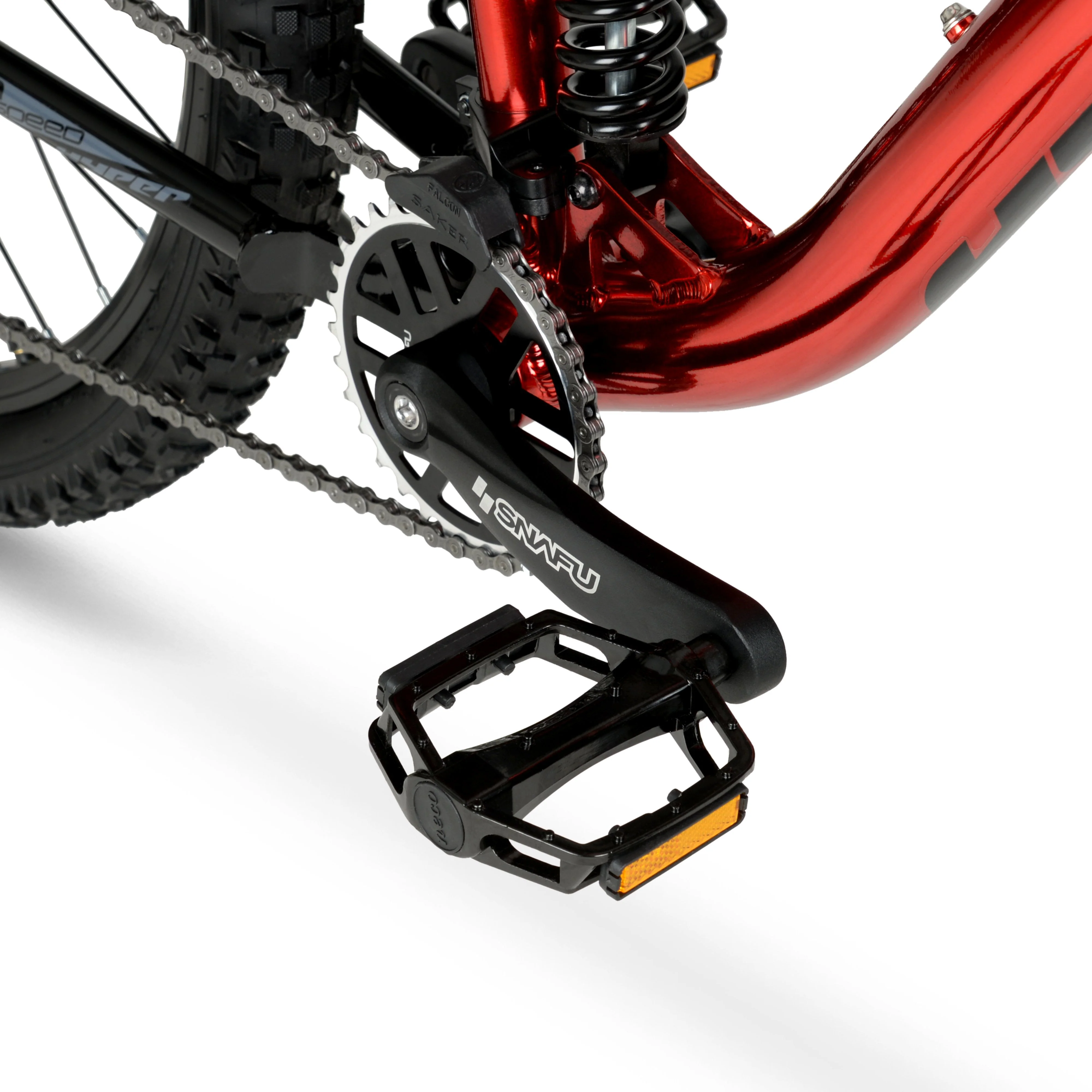 Bicycle Men's 29 In. Explorer Dual Suspension Mountain Bike, Red