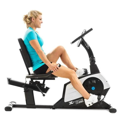 XTERRA Fitness SB250 Recumbent Exercise Bike - Black