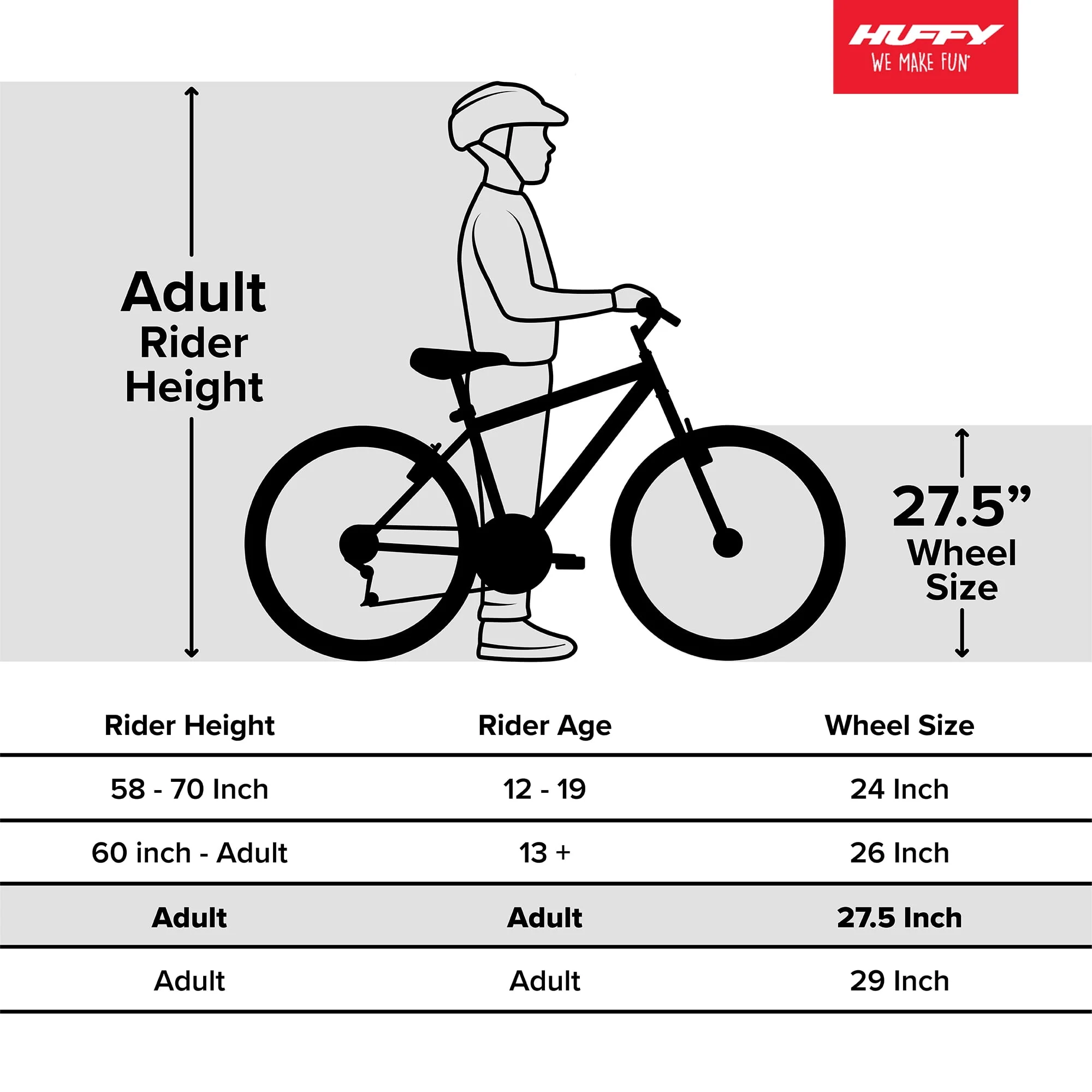 Huffy 27.5 in. Rangeline Men's Mountain Bikes, Black and Red